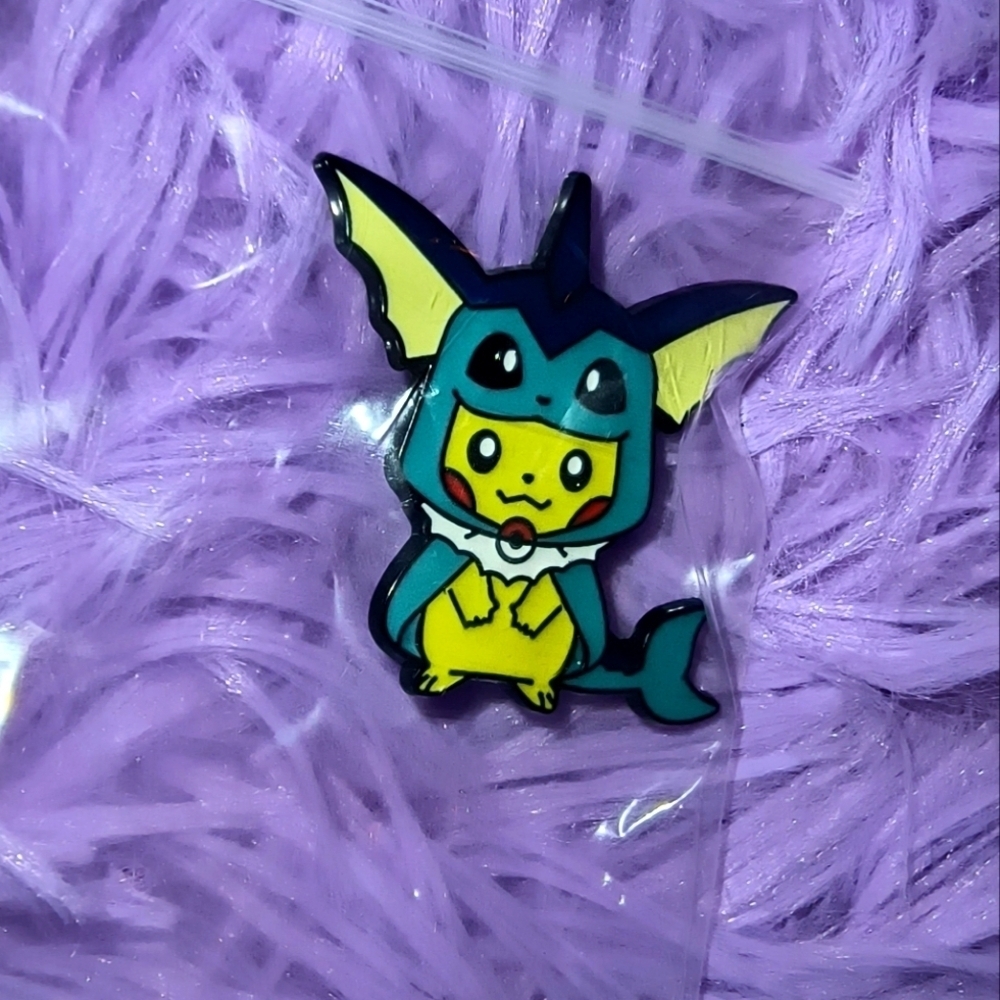 Cute Pikachu Vaporeon Enamel Pin pokémon pins
